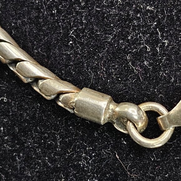 925 Silver Y2K ERA Snakechain Style Necklace 18 Inches Heavy Quality Unisex - Picture 7 of 10